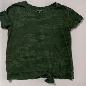 Sanctuary Camo Knot Tee